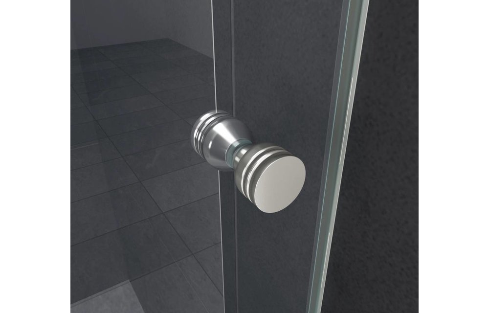 PELO XL Douchedeur 185x195 cm Nisdeur - helder glas