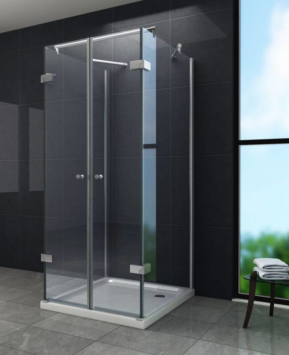 UVorm Vrijstaand Douchecabine Tegen Wand Online Verkrijgbaar