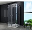 Rheiner Rama U-vorm douchecabine met draaideuren 80x80x195 cm