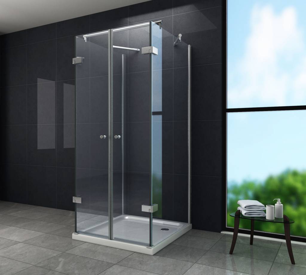 Douchecabine RAMA U-vorm met draaideuren 80x80x195 cm