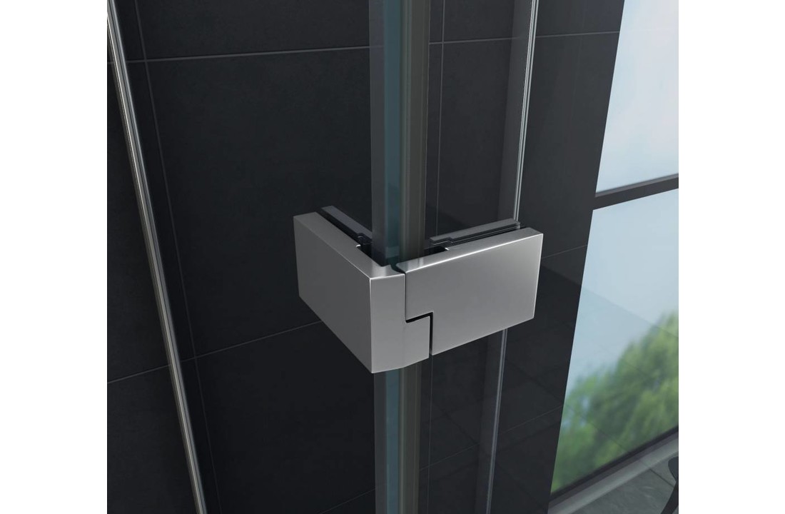 Rama U-vorm douchecabine met draaideuren 80x80x195 cm