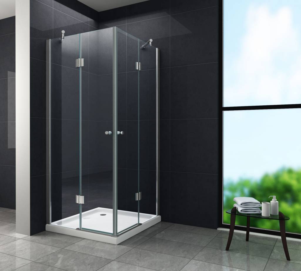 Carna Douchecabine Hoekinstap Vierkant 80X80X195 huismerk kopen in de aanbieding