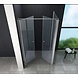 Combi douchecabine zij instap met draaideuren 120x90x195 cm Combi douchecabine zij instap met draaideuren 120x90x195 cm