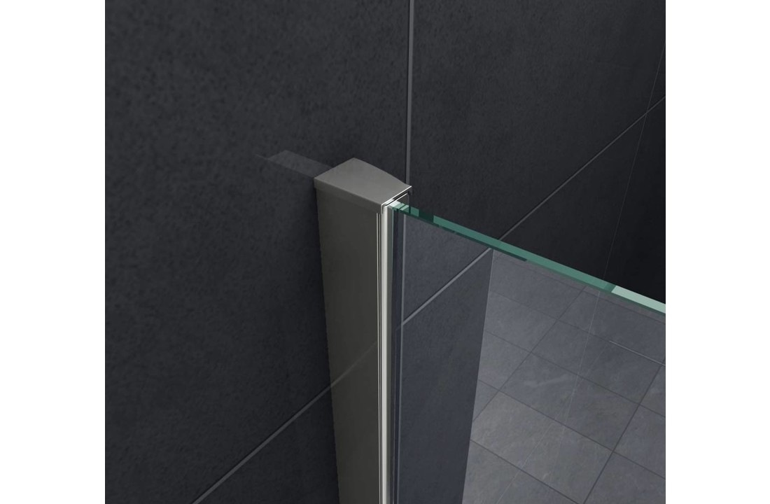 Veni U-vorm douchecabine met schuifdeur 120x80x195 cm