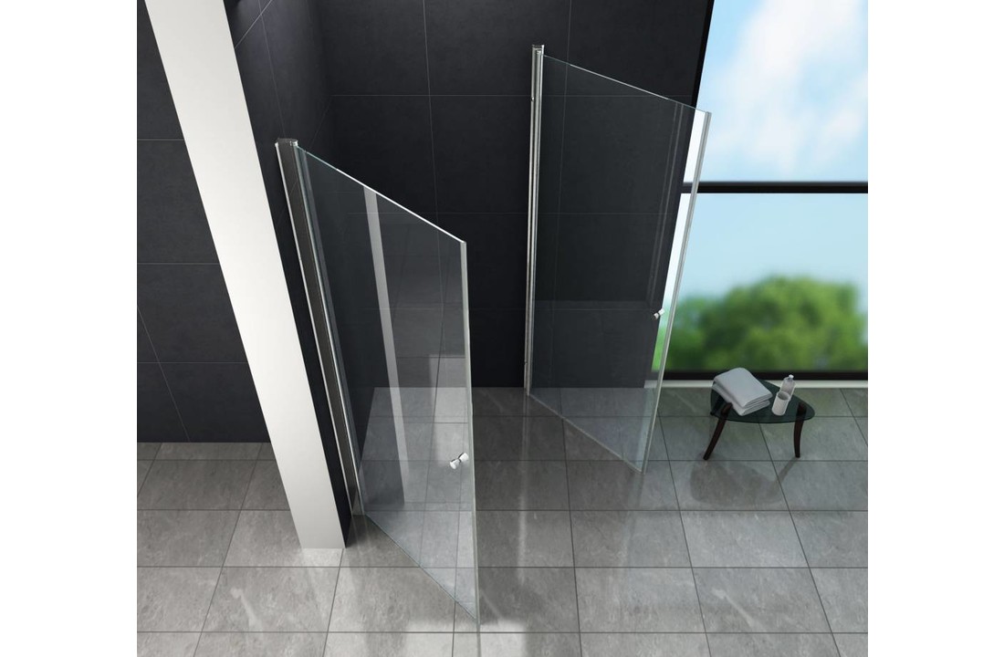 Stalis Douchecabine hoekinstap 80x80x190 cm met dubbele draaideur