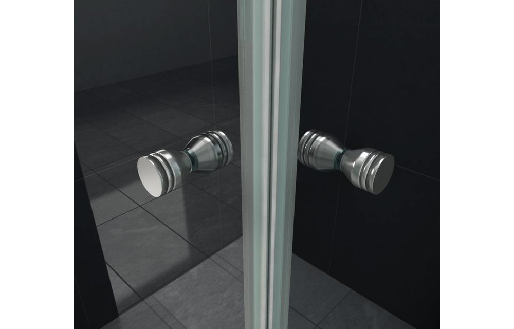 Stalis douchecabine hoekinstap 90x90x190 cm met dubbele draaideur