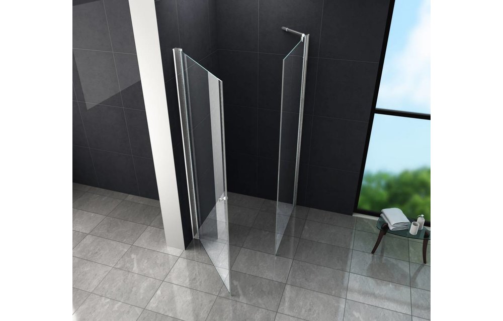 Stalis-FX Douchecabine zij instap 80x80x190 cm met draaideur