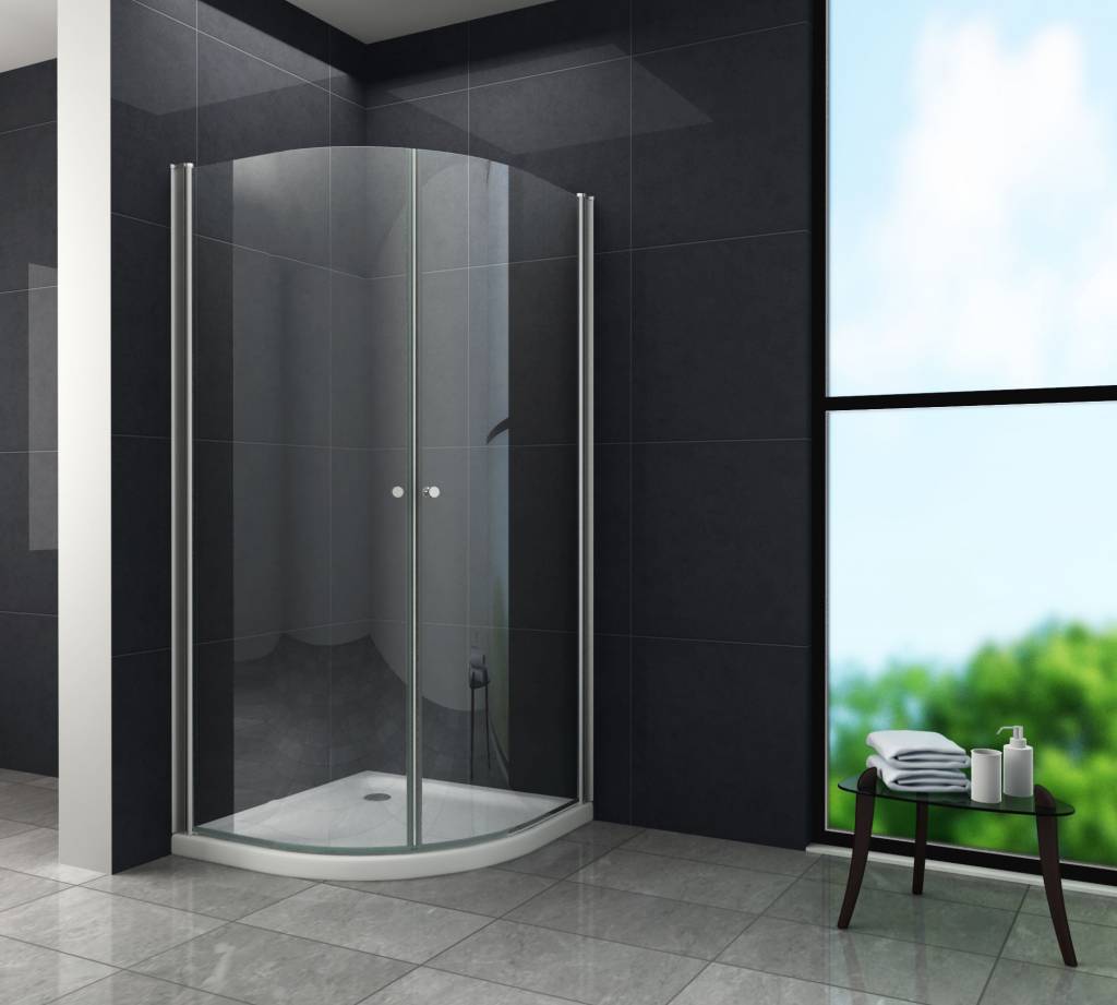 Mari Douchecabine Kwartrond 90X90X190 huismerk kopen in de aanbieding