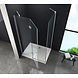 Novia douchecabine zij instap rechthoek 90x75x195 cm Novia douchecabine zij instap rechthoek 90x75x195 cm