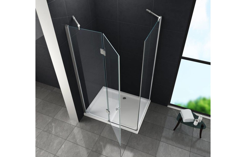 Novia douchecabine hoekinstap rechthoek 100x80x180 cm