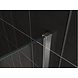 Slim profielset met stabilisatiestang 120cm geborsteld staal Slim profielset met stabilisatiestang 120cm geborsteld staal