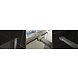 Slim profielset met stabilisatiestang 120cm geborsteld staal Slim profielset met stabilisatiestang 120cm geborsteld staal