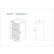 Wiesbaden Slim inloopdouche gedeeltelijk matglas 100x200 Wiesbaden Slim inloopdouche gedeeltelijk matglas 100x200