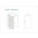 Wiesbaden Slim inloopdouche gedeeltelijk matglas 90x200 Wiesbaden Slim inloopdouche gedeeltelijk matglas 90x200