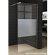 Wiesbaden Slim inloopdouche gedeeltelijk matglas 100x200 Wiesbaden Slim inloopdouche gedeeltelijk matglas 100x200