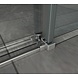 Slide douche schuifdeur voor nis 155-159 x 195 cm Slide douche schuifdeur voor nis 155-159 x 195 cm