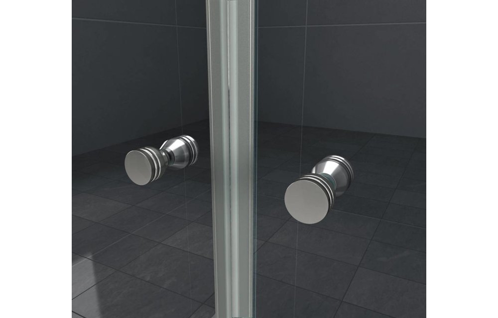 Accor vouwbare douchedeur nisdeur 90x195 cm helder glas