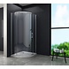 Paulo douchecabine kwartrond met draaideur 80x80x195 cm Paulo douchecabine kwartrond met draaideur 80x80x195 cm
