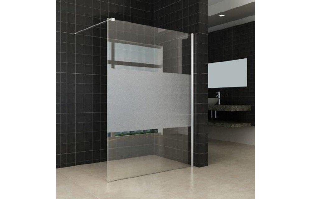 Inloopdouche Aqua-Frosted 160 x 200 cm 10 mm veiligheidsglas