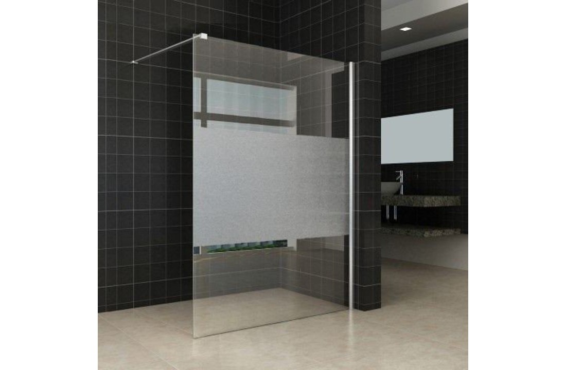 Inloopdouche Aqua-Frosted 160 x 200 cm 10 mm veiligheidsglas