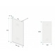 Inloopdouche Aqua-Frize 100x200 cm 10mm NANO Inloopdouche Aqua-Frize 100x200 cm 10mm NANO