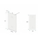 Inloopdouche Aqua-Frize 90x200 cm 10mm NANO Inloopdouche Aqua-Frize 90x200 cm 10mm NANO