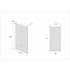 Aqua-Dark Inloopdouche 120x200 cm 10 mm donker glas Aqua-Dark Inloopdouche 120x200 cm 10 mm donker glas
