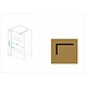 Aqua-Dark Inloopdouche 100x200 cm 10 mm donker glas Aqua-Dark Inloopdouche 100x200 cm 10 mm donker glas