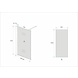 Aqua-Dark Inloopdouche 90x200 cm 10 mm donker glas Aqua-Dark Inloopdouche 90x200 cm 10 mm donker glas