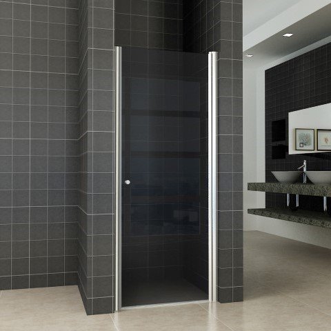 Nisdeur Met Zwart Glas 80 X 202 huismerk kopen in de aanbieding