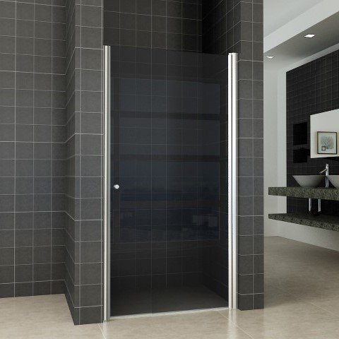 Douche nisdeur 100 cm rookglas 8 mm