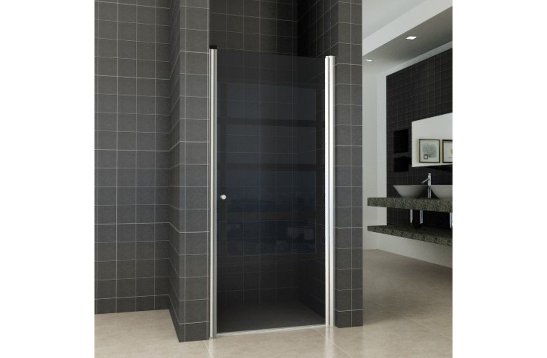 Douche nisdeur 90 cm rookglas 8 mm