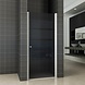 Douche nisdeur 90 cm rookglas 8 mm Douche nisdeur 90 cm rookglas 8 mm