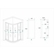 ECO douchecabine kwartrond 80x80x190 cm ECO douchecabine kwartrond 80x80x190 cm