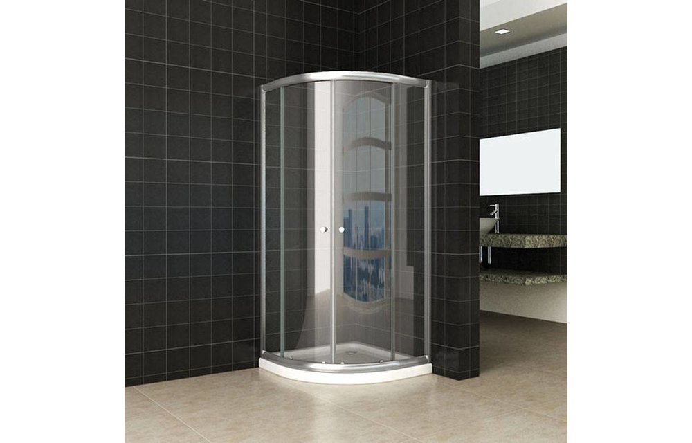 ECO douchecabine kwartrond 90x90x190 cm