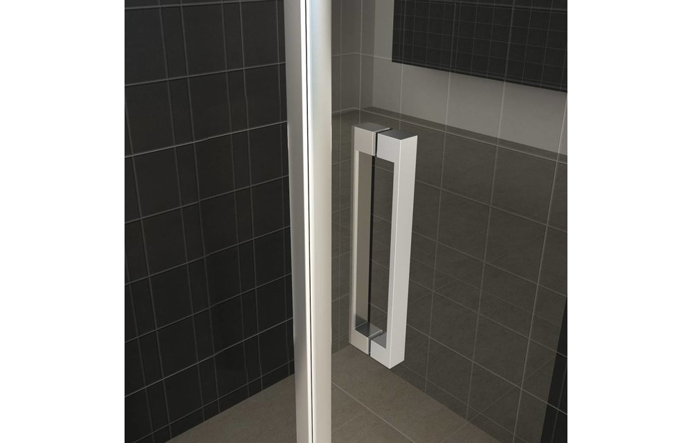 UNI douchecabine zij instap vierkant 90x90x200 cm