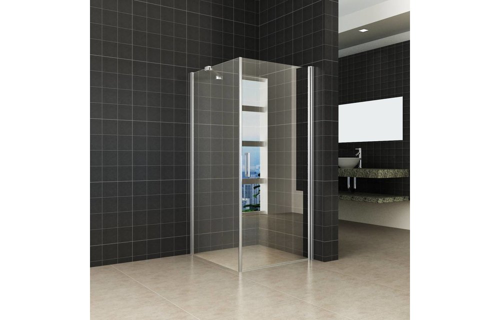 UNI douchecabine zij instap vierkant 90x90x200 cm