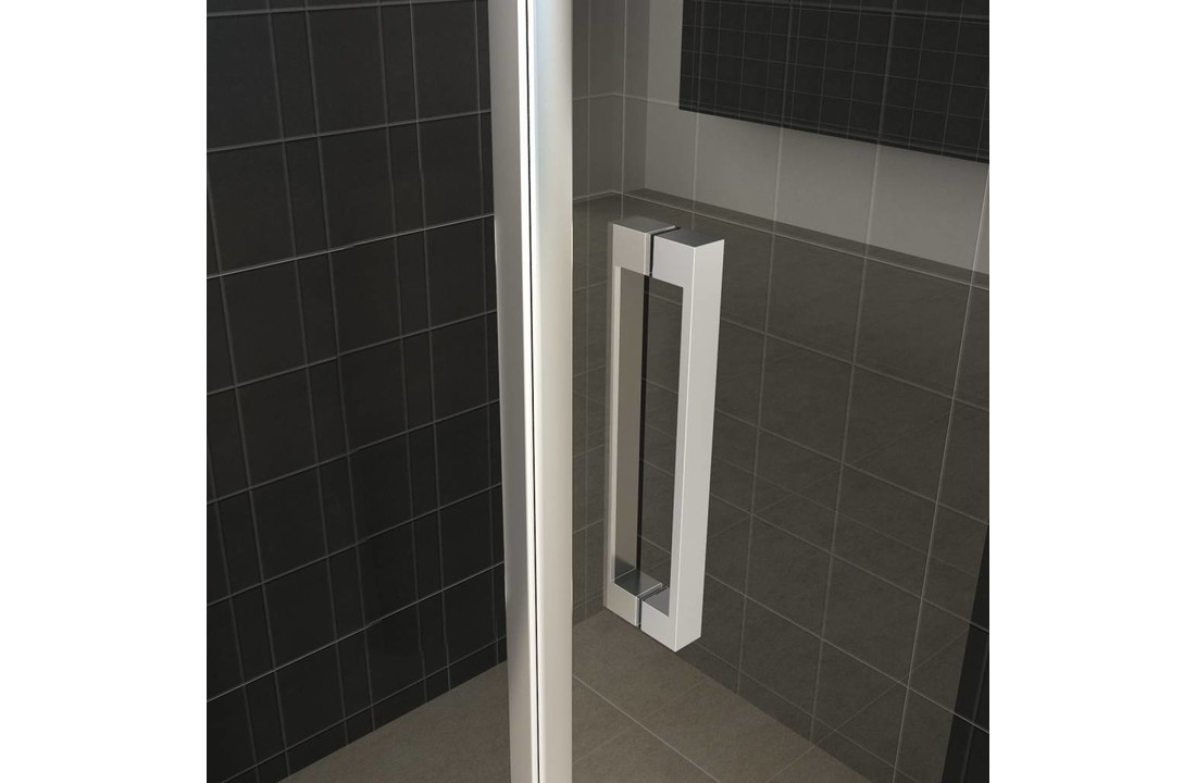 UNI douchecabine zij instap vierkant 100x100x200 cm