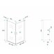 Twice douchecabine hoekinstap met dubbele draaideur 100x100x200 cm Twice douchecabine hoekinstap met dubbele draaideur 100x100x200 cm
