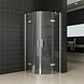 NANO douchecabine kwartrond profielloos 90x90x200 cm NANO douchecabine kwartrond profielloos 90x90x200 cm