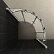 BOLD Douchecabine Kwartrond 90x90x200 cm BOLD Douchecabine Kwartrond 90x90x200 cm