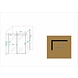 Block douchecabine zij instap met schuifdeur 120x80x200 cm Block douchecabine zij instap met schuifdeur 120x80x200 cm