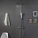 Rheiner XL regendouche set thermostaatkraan met 24 cm hoofddouche Rheiner XL regendouche set thermostaatkraan met 24 cm hoofddouche