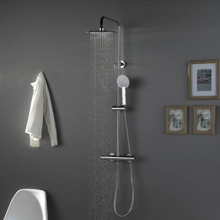 Rheiner Xl Regendouche Set Thermostaatkraan Met 24 Cm Hoofddouche huismerk kopen in de aanbieding