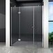 PELO-XL douchedeur 165x195 cm nisdeur - helder glas PELO-XL douchedeur 165x195 cm nisdeur - helder glas