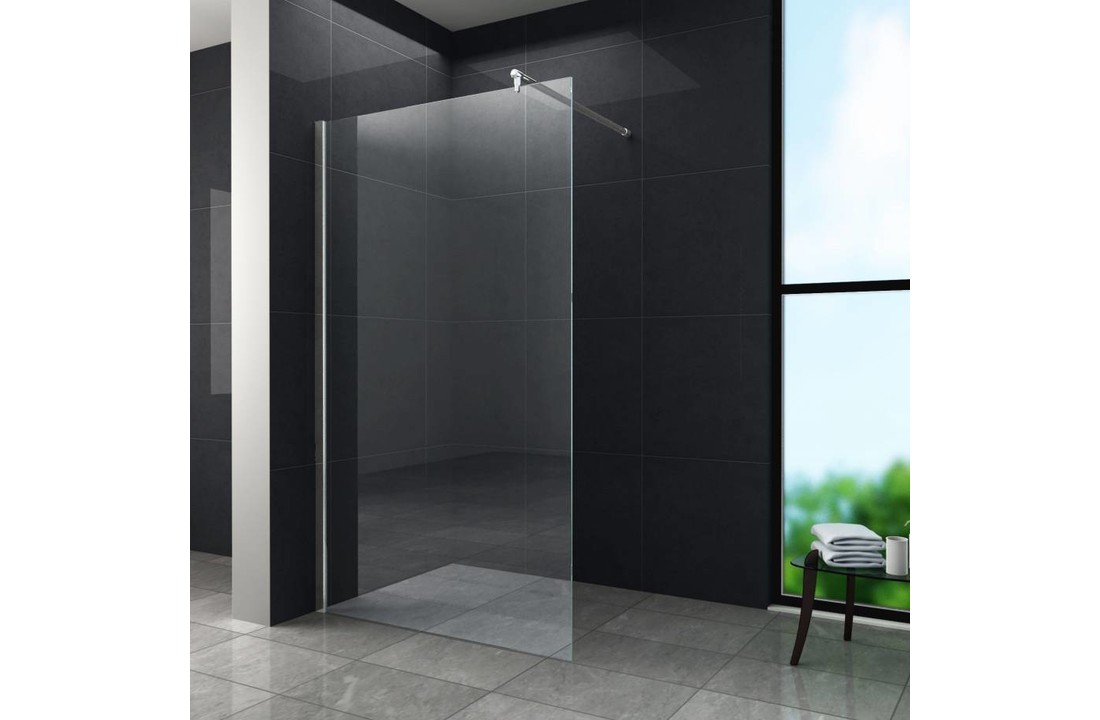 Aqua-Eco Inloopdouche 120x200 cm 8mm helder glas