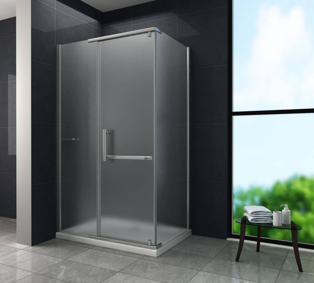 Cira Douchecabine Matglas Met Draaideur 120X90X195 huismerk kopen in de aanbieding