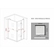 Novia-SIDE douchecabine zij instap 120x100x195 cm Novia-SIDE douchecabine zij instap 120x100x195 cm