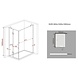 Novia-SIDE douchecabine zij instap 100x80x195 cm Novia-SIDE douchecabine zij instap 100x80x195 cm