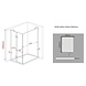 Novia-SIDE douchecabine zij instap 120x90x195 cm Novia-SIDE douchecabine zij instap 120x90x195 cm